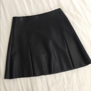 Leather skirt!